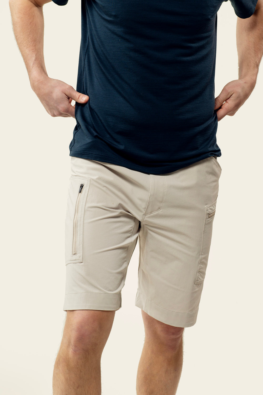 Henmark Shorts M LITE SHORTS Khaki 28