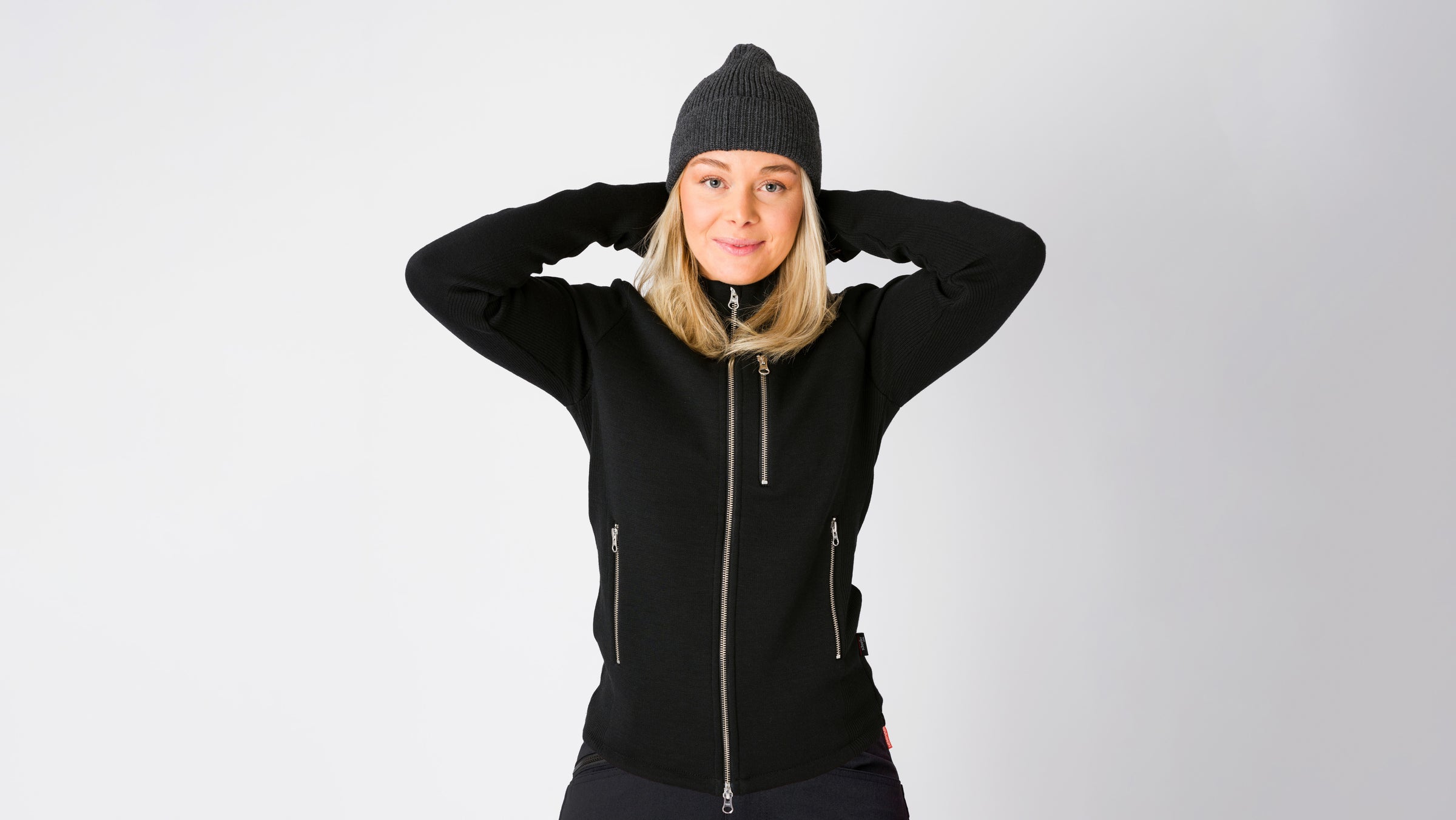 HENMARK Merino Full Zip Sweater