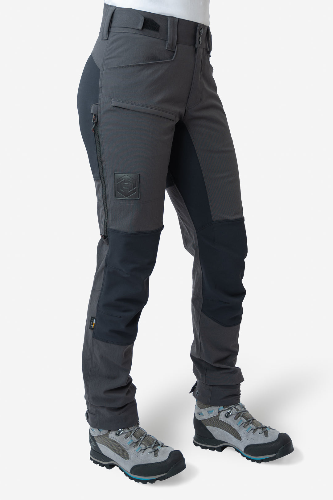 Henmark Hiking Pants W PROTEAN PANT Grey Mel/Black 24 