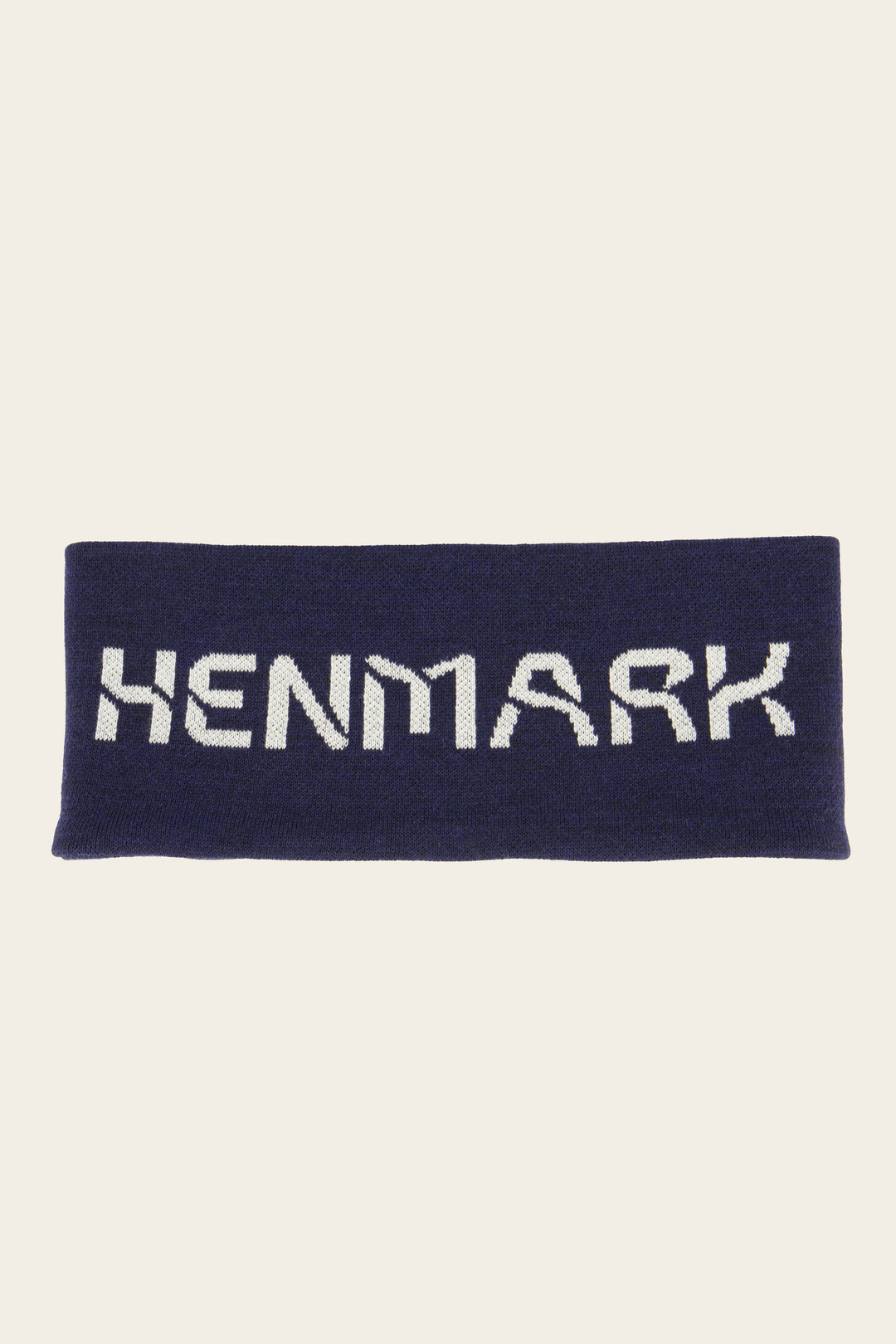 Henmark Headbands U MERINO LOGO HEADBAND Midnight Blue/White