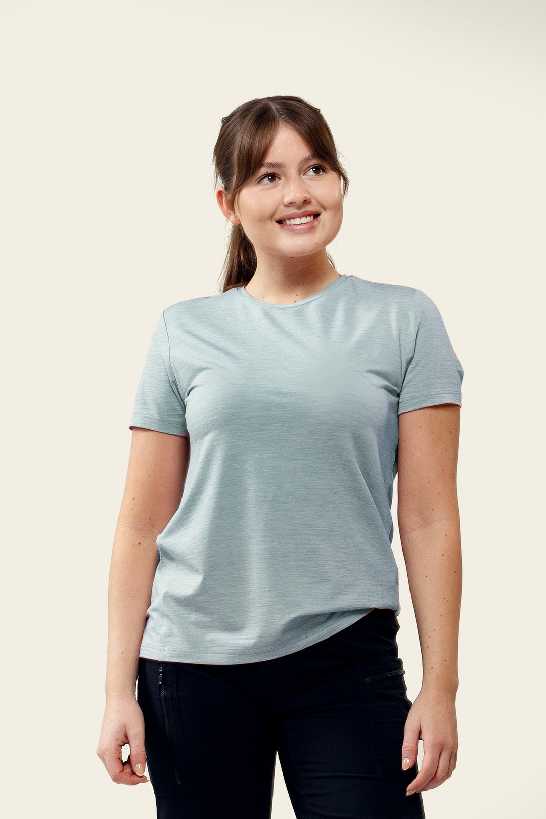 Henmark T-shirts W MERINO TENCEL® T Arctic Blue 2XS
