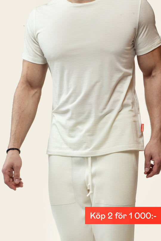 Henmark T-shirts M MERINO TENCEL® T Raw White 2XS 