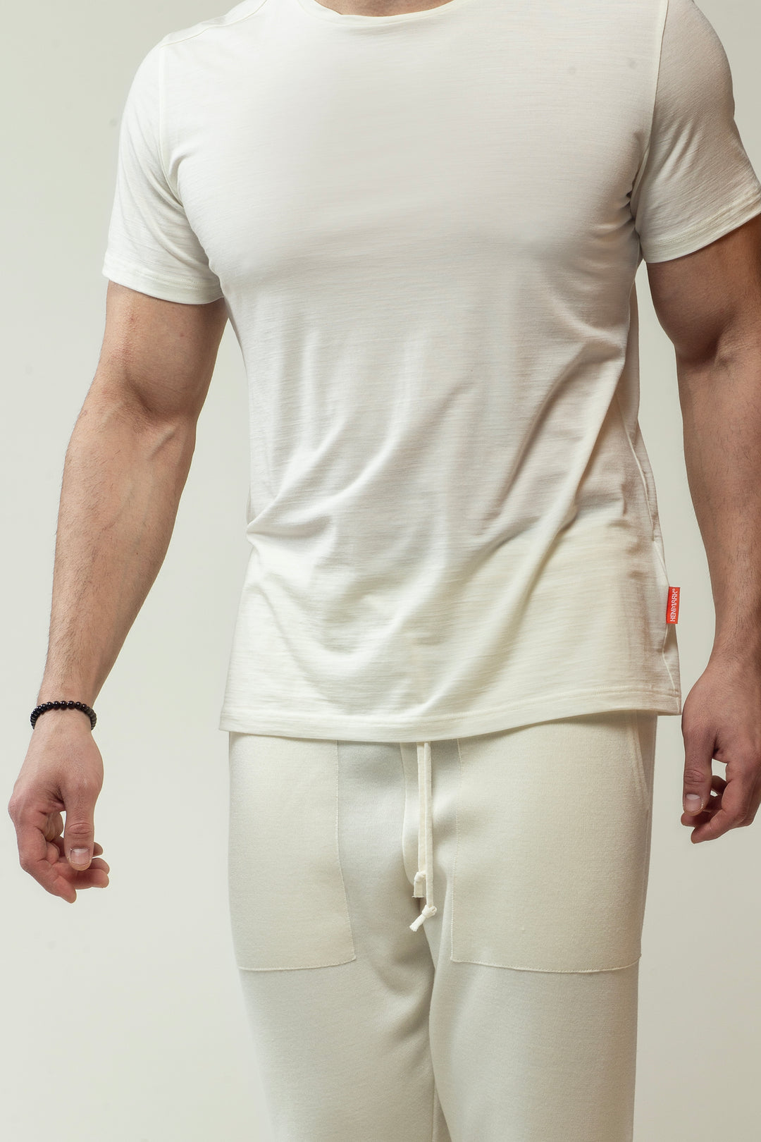 Henmark T-shirts M MERINO TENCEL® T Raw White 2XS