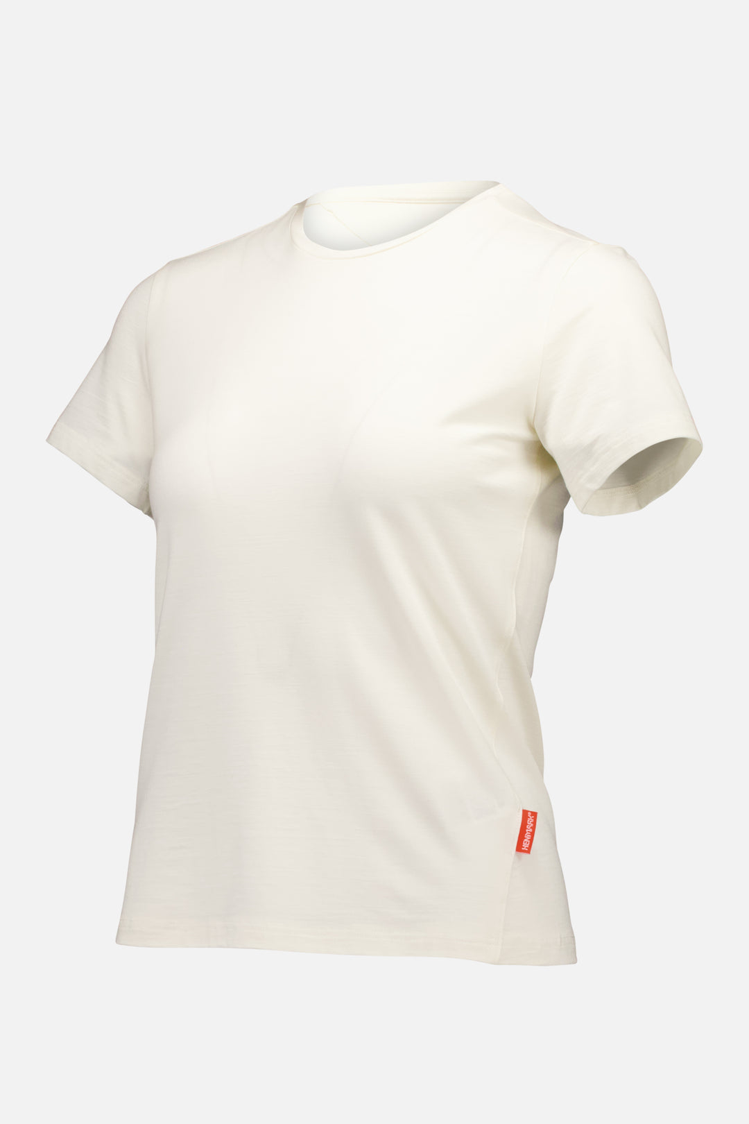 Henmark T-shirts W Merino Tencel T Raw White 2XS 