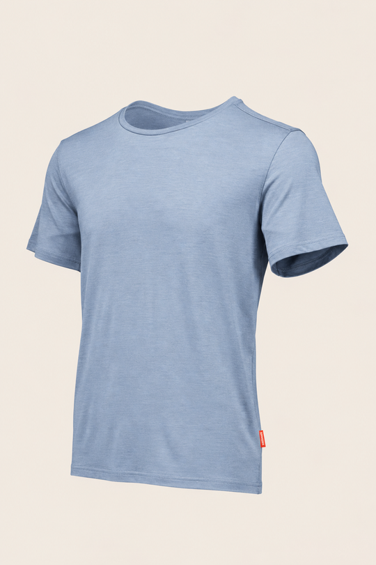 Henmark T-shirts M MERINO TENCEL® T Dusty Blue 2XS