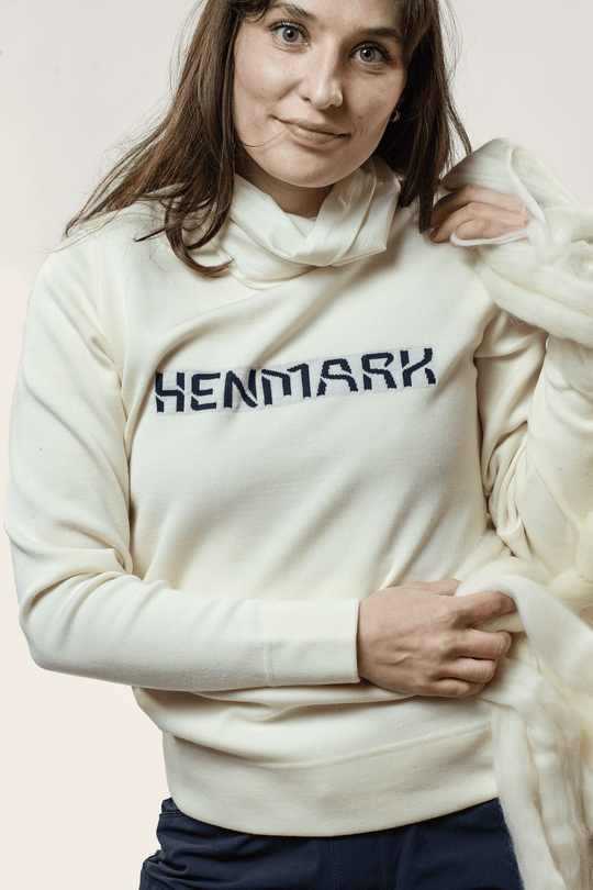 Henmark Sweaters & Hoodies U MERINO TENCEL® CREW LOGO SWEATER