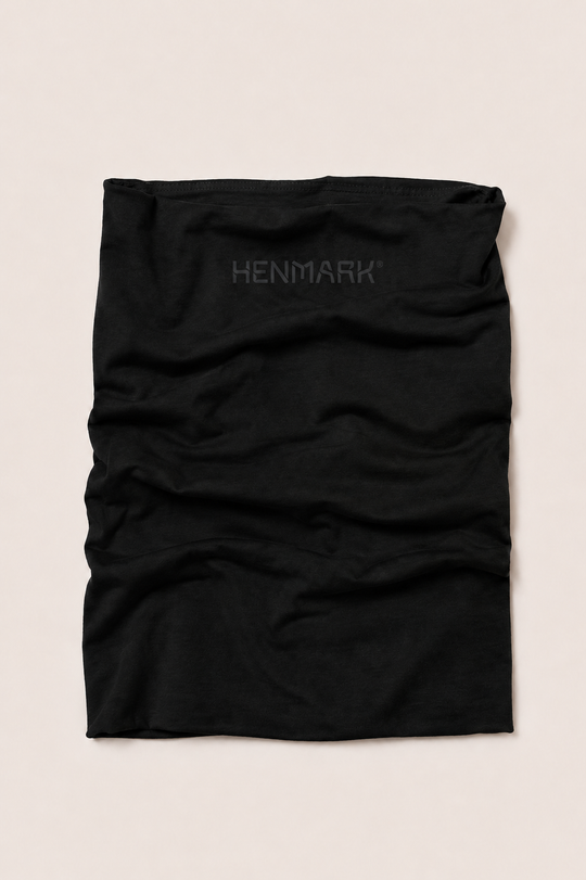 Henmark Neck Gaiters U MERINO TENCEL® NECK TUBE Black OS