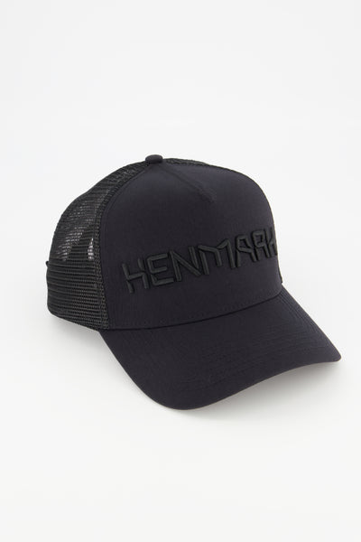 Henmark Caps U Logo Trucker Cap Black  