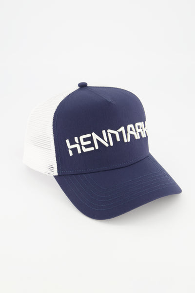 Henmark Caps U Logo Trucker Cap Navy/White  